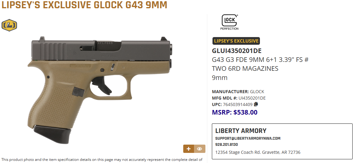 GLOCK G43 9mm